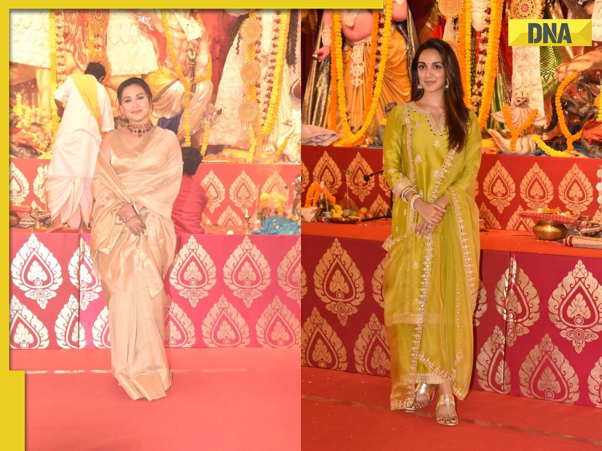 Durga Puja: Rani mukerji to Kiara Advani, Bollywood divas stun in ethnic outfits