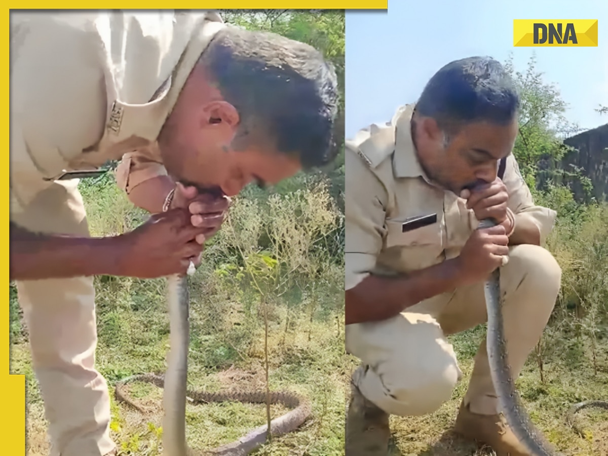 Madhya Pradesh: Cop gives CPR to revive snake:, video goes viral