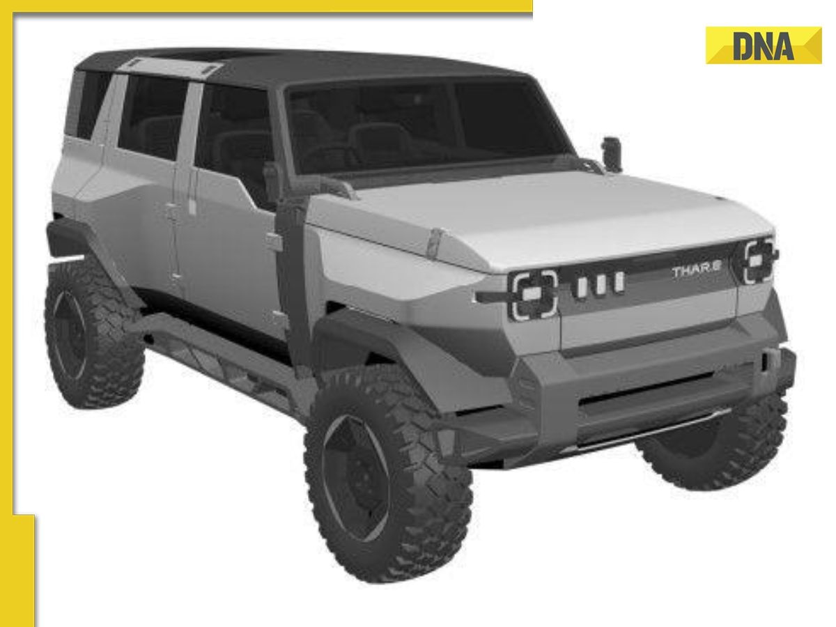 Mahindra Thar electric SUV design patent filed, may cost around Rs 25 lakh at launch