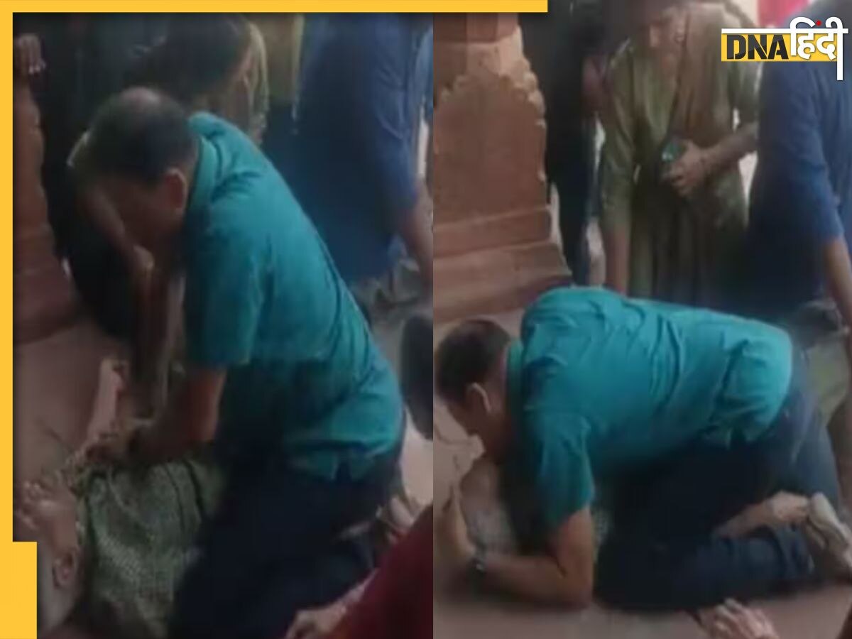 ताजमहल में आया पिता को हार्ट अटैक, फौजी बेटे ने ऐसे बचाई जान, सामने आया Viral Video