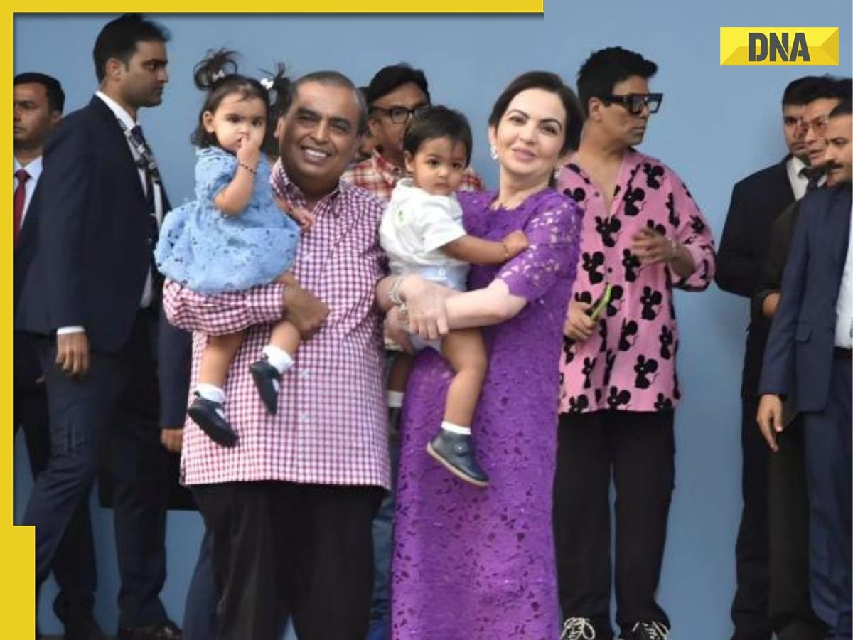 Watch: Nita Ambani, Mukesh Ambani celebrate their grandchildren Aadiya, Krishna's first birthday, video surfaces