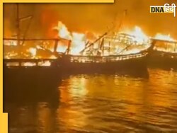 Visakhapatnam Fire Accident: समंदर में लगी आग! विशाखापत्तनम में जलकर खाक हो गईं 35 नौकाएं
