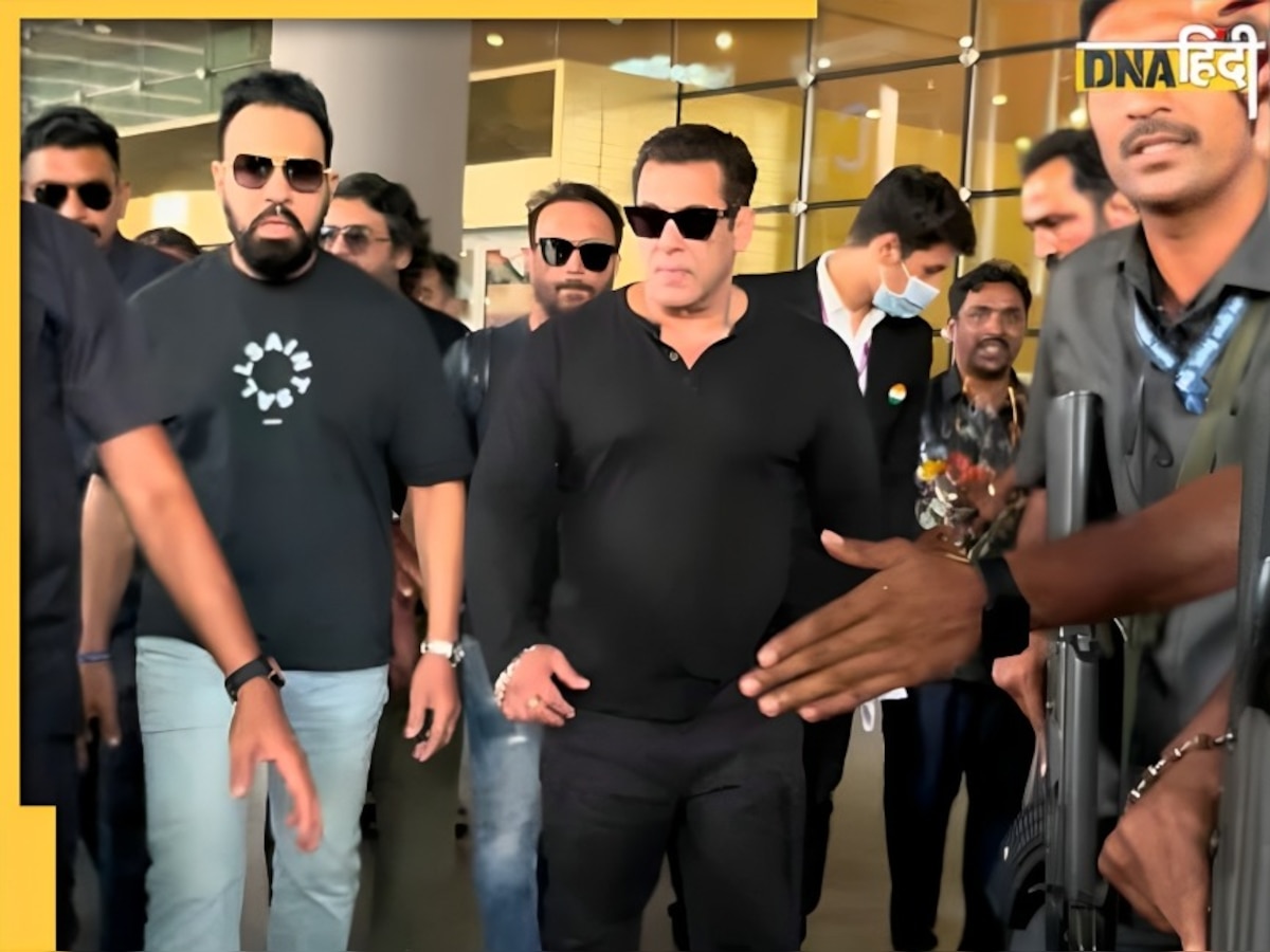 Salman Khan की Y सिक्योरिटी के बीच में घुसा एक फैन, बॉडीगार्ड्स ने किया बुरा हाल, देखें वीडियो