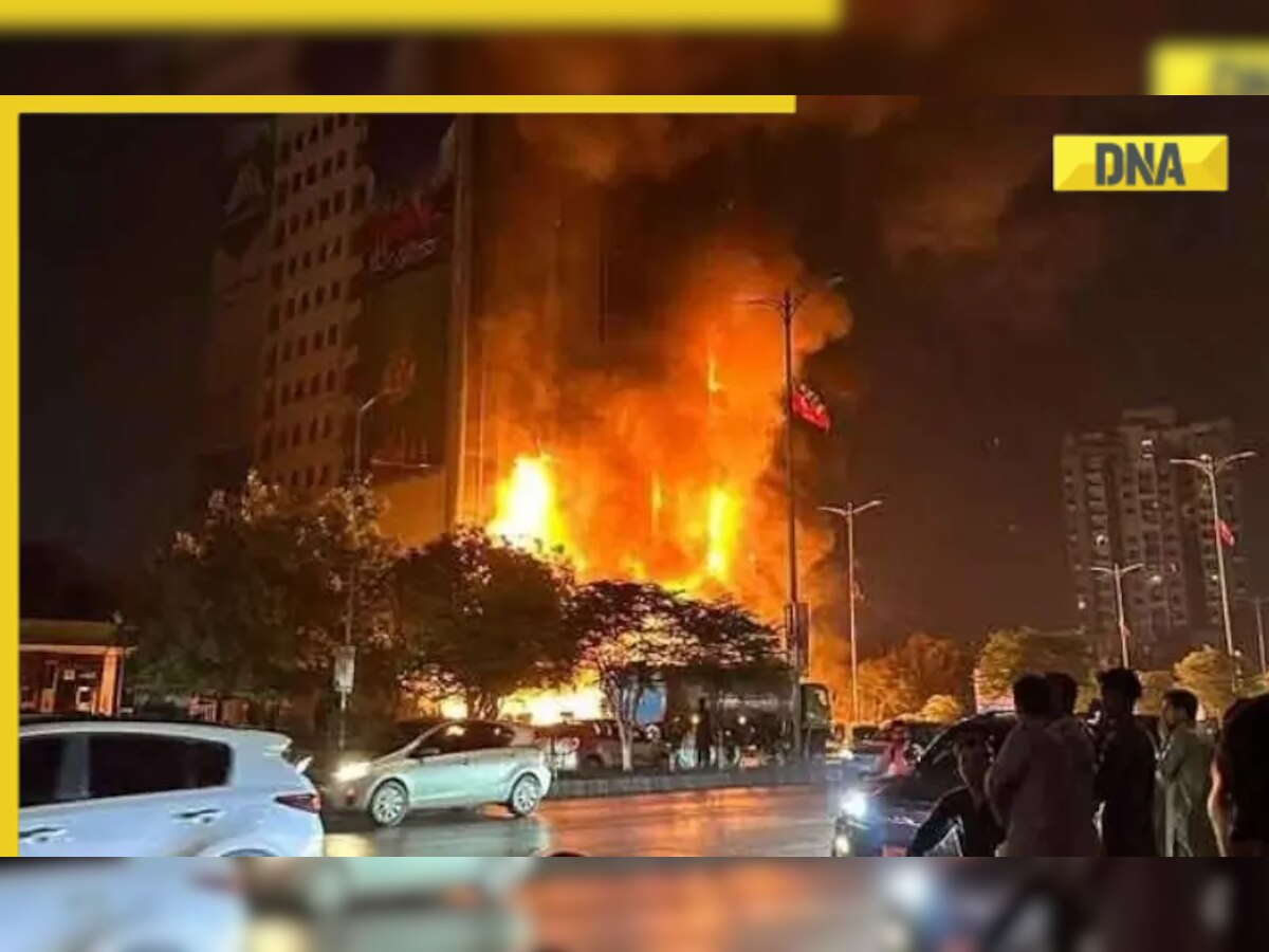 Massive fire in Karachi shopping mall, 9 killed, several feared trapped