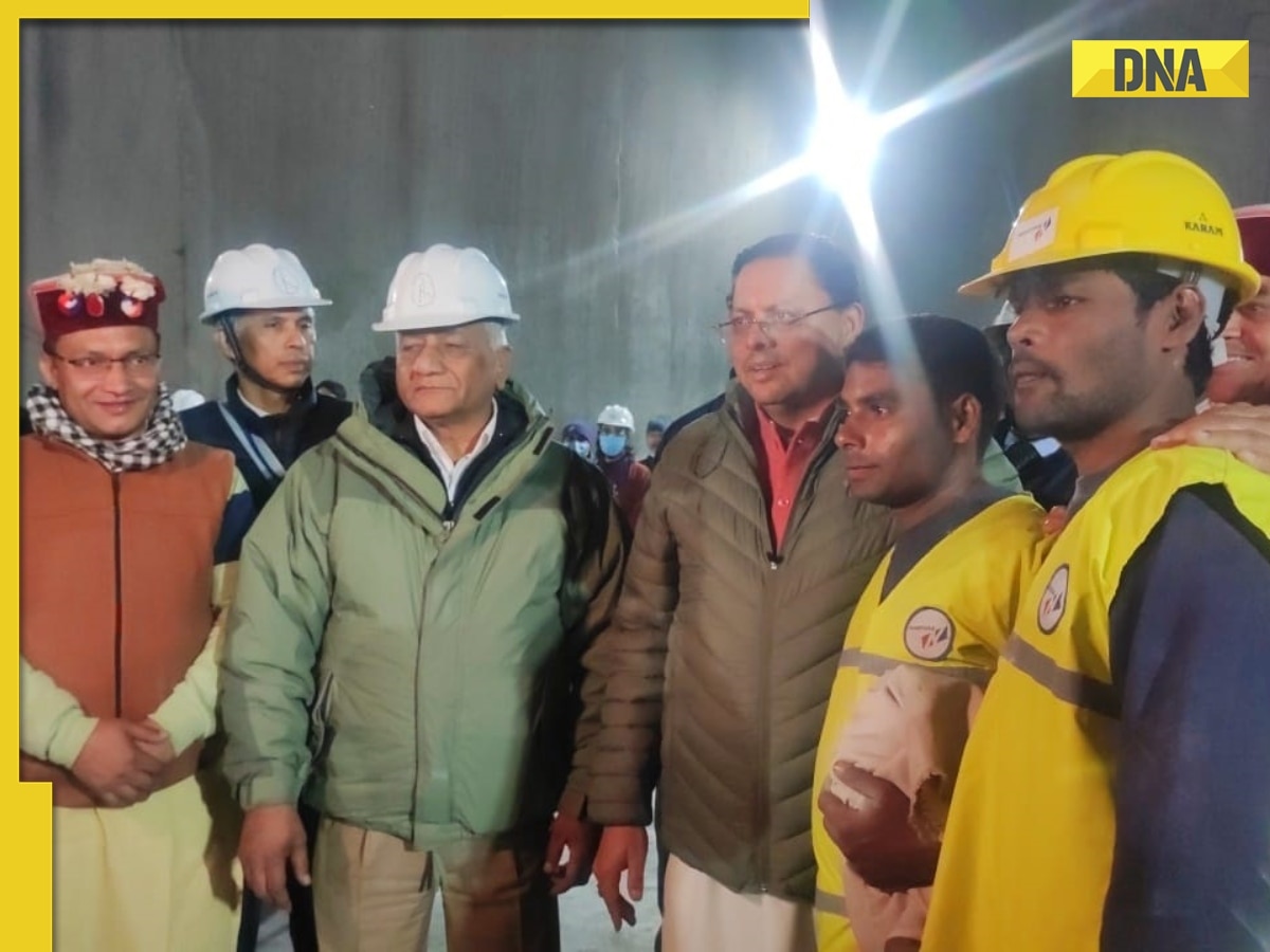 Uttarkashi tunnel collapse: No one is critical, says CM Dhami after all 41 workers rescued