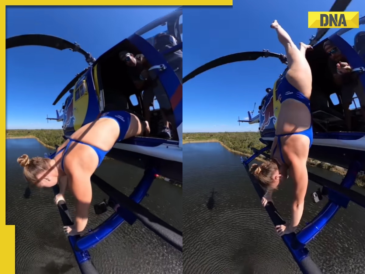 Video: Woman's Gravity-Defying 'Sky Walking' Stunt Is Too Amazing To Miss