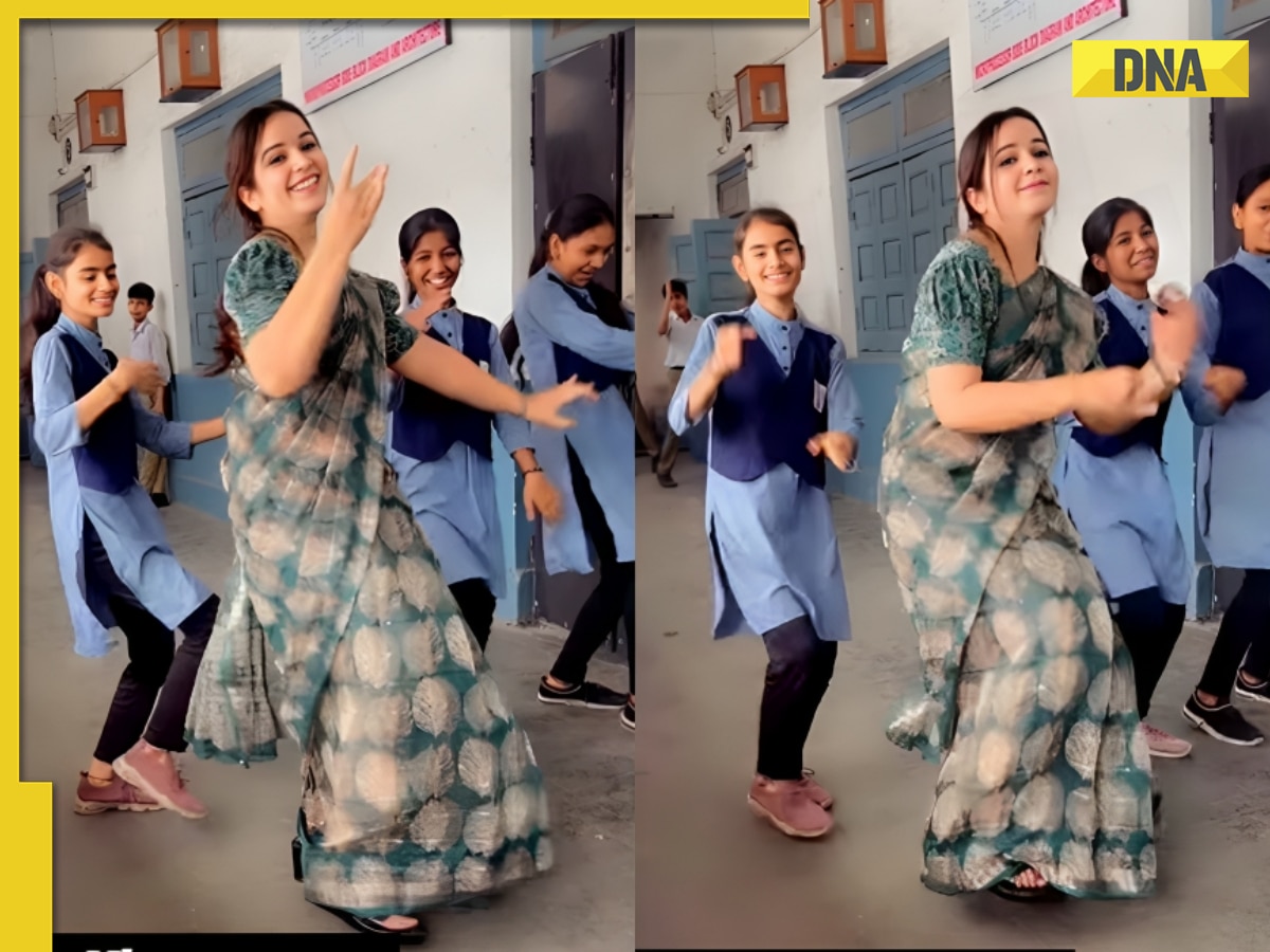 Teacher and students nail 'Gulabi Sharara' dance trend in viral video, internet loves it