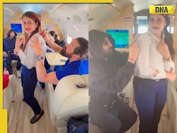 Watch: Bobby Deol, Ranbir Kapoor's sweet gesture towards flight attendant in private jet wins hearts; video goes viral