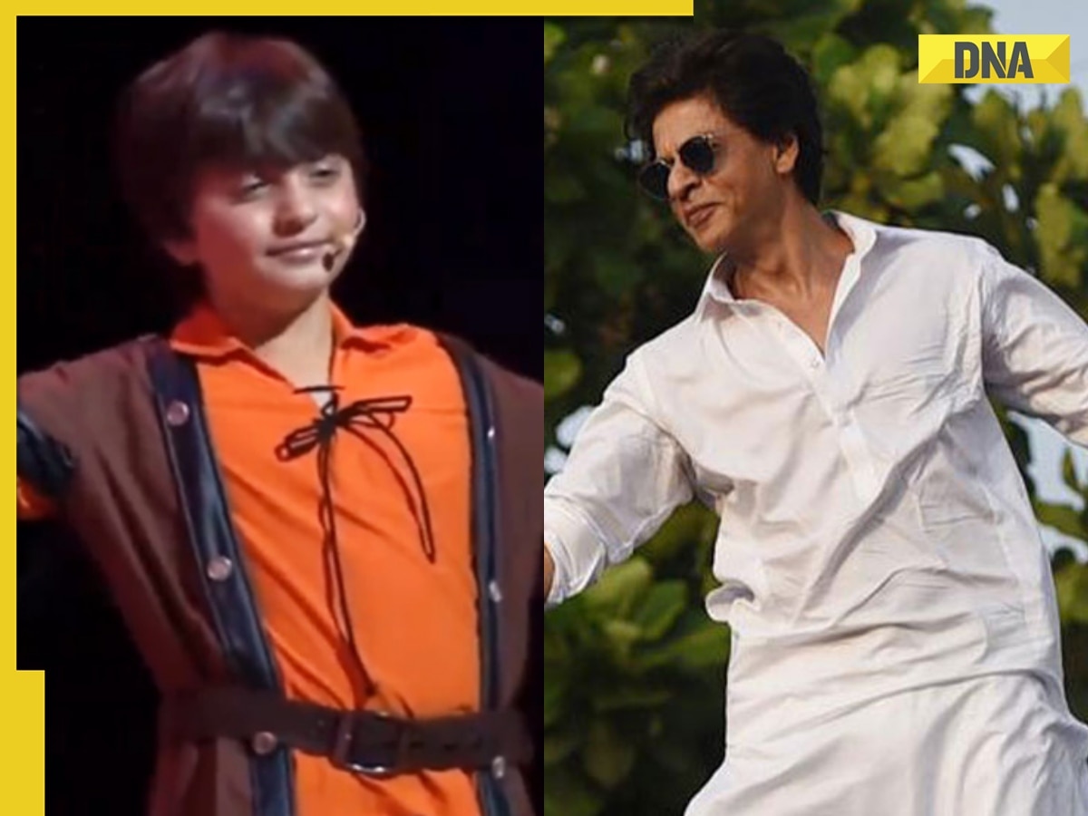 Shah Rukh Khan reacts to AbRam Khan replicating his signature pose at school annual day: 'Our whole family...'