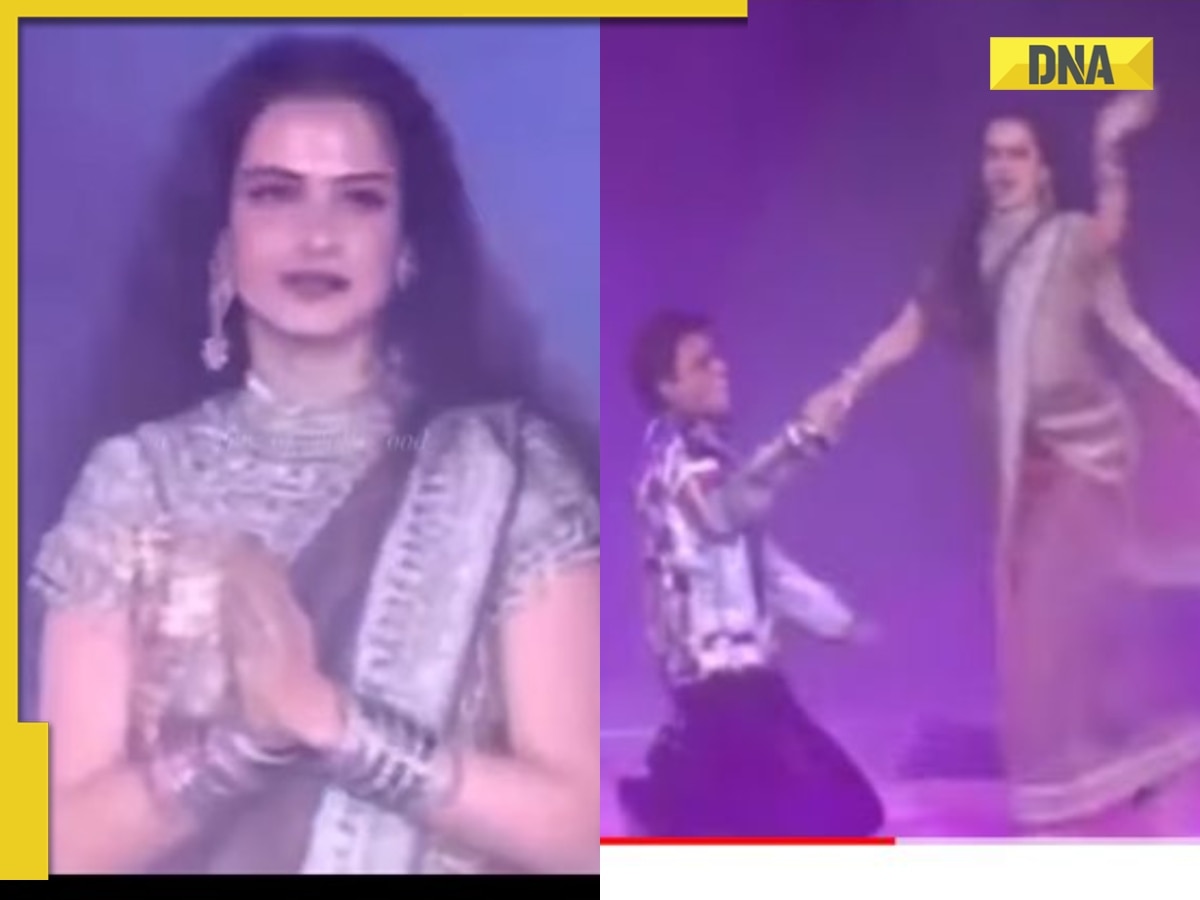 Rekha, Shah Rukh Khan groove to 'Pardesiya' in throwback video, Amitabh ...