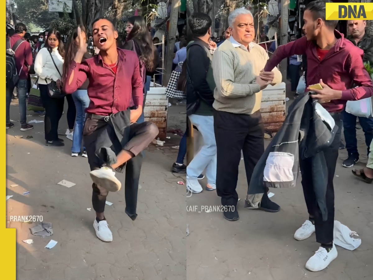 Viral video: Boy screams Bollywood song in crowded market for Insta reel  and this happens next..