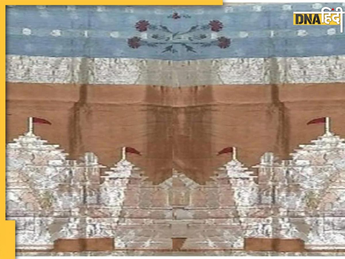 Ayodhya Ram temple design exclusive sambalpuri cotton saree with blouse piece