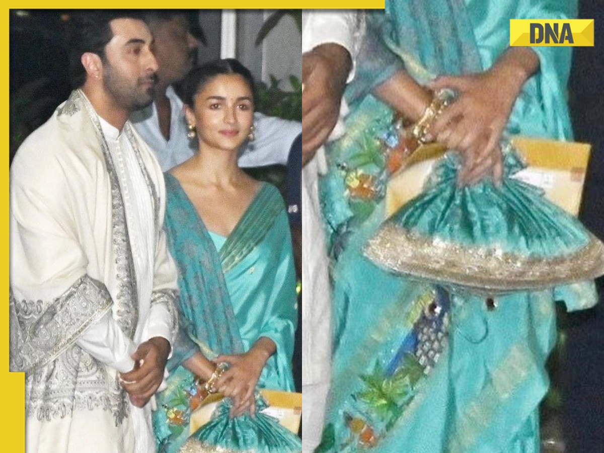 Alia Bhatt wears saree depicting entire Ramayana to Ram Mandir Pran Pratishtha in Ayodhya, see pics