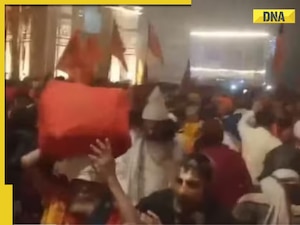Video: Crowds throng Ayodhya Ram Temple as its doors open for devotees ...
