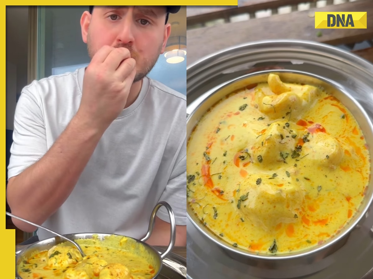 UK man cooks authentic Kadhi Pakoda, viral video impresses desi internet