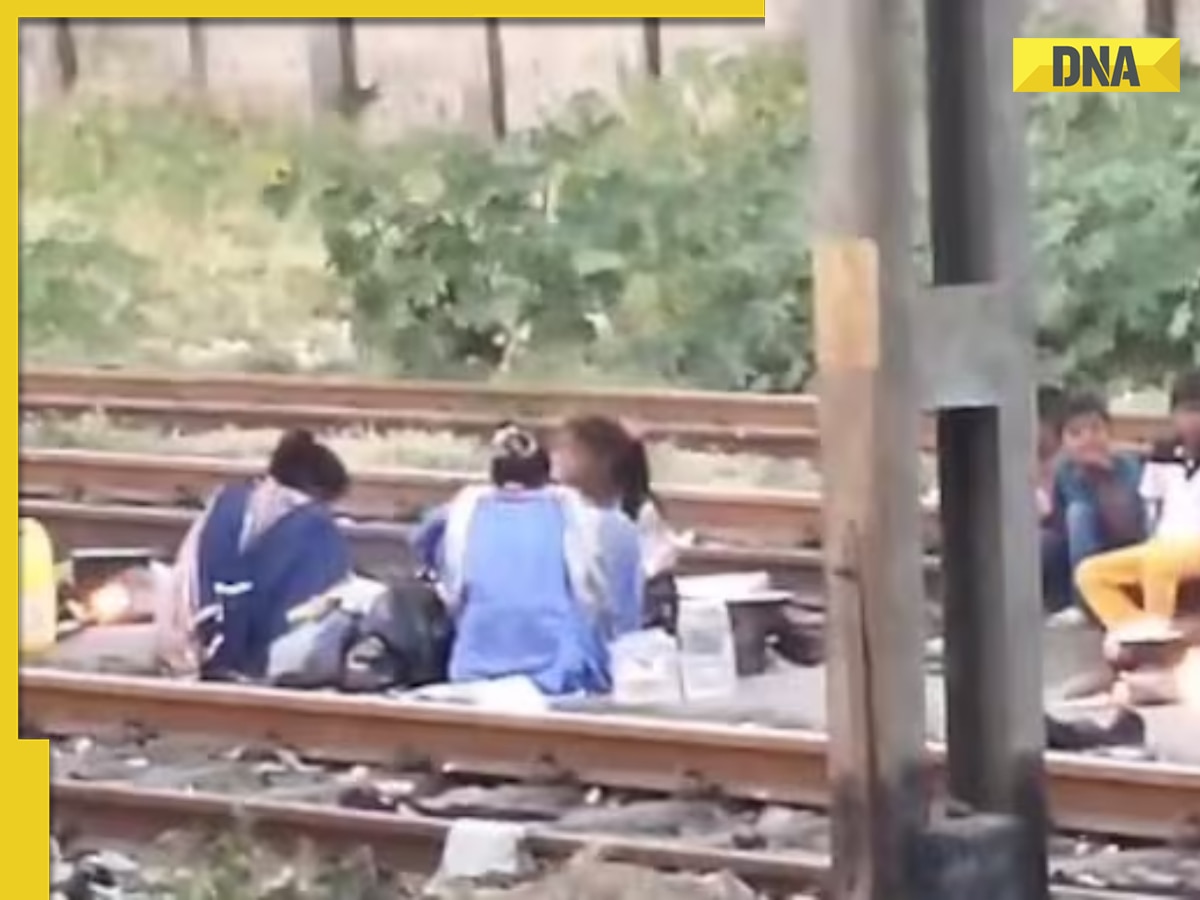 Video of people cooking food on train tracks near Mumbai goes viral ...