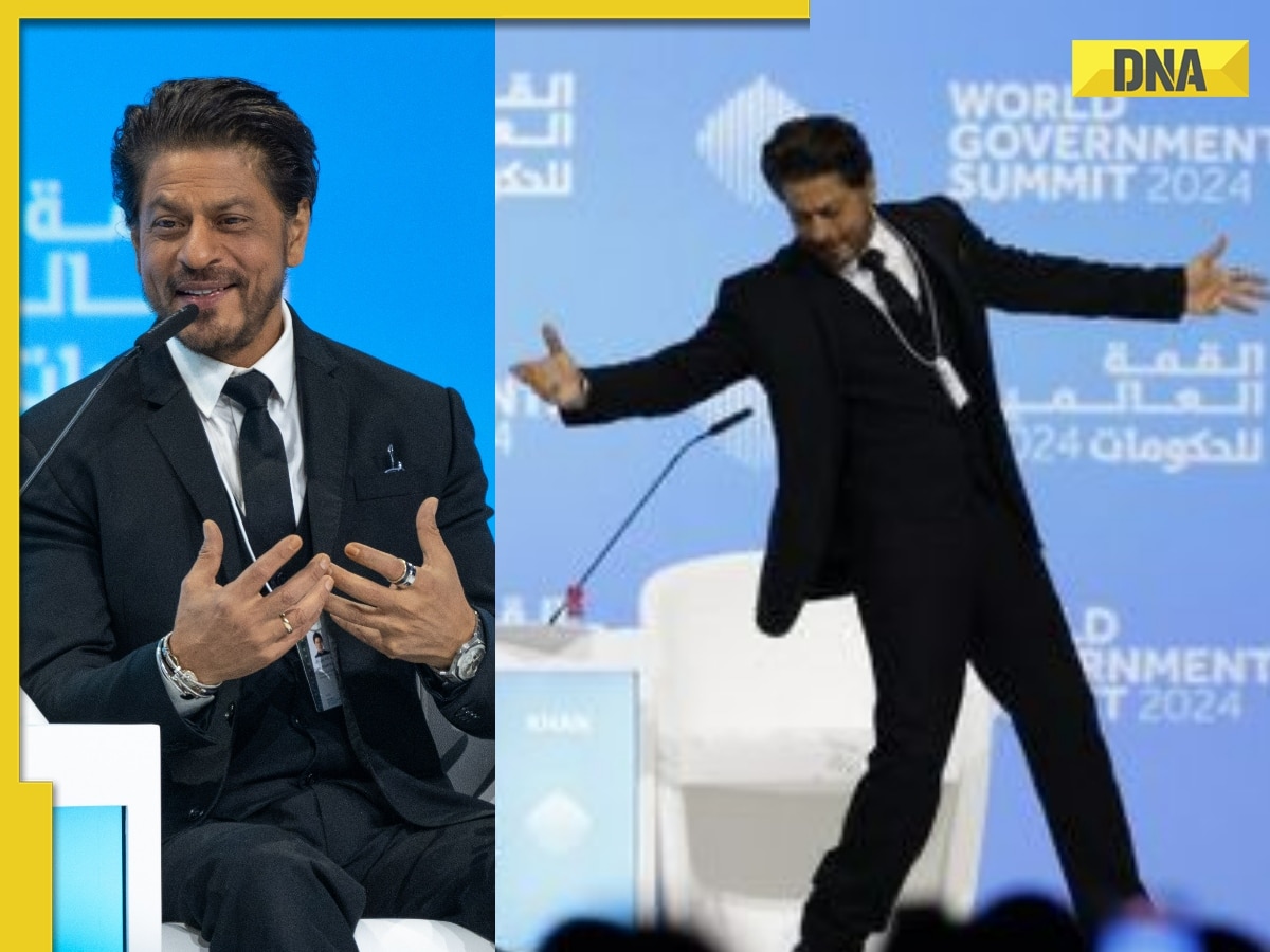 Shah Rukh Khan strikes his signature pose at World Governments Summit, is only Indian apart from PM Modi at global event