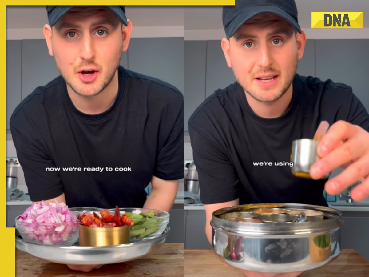 Viral video: UK man prepares Tamil Nadu's popular dish Poriyal, internet loves it