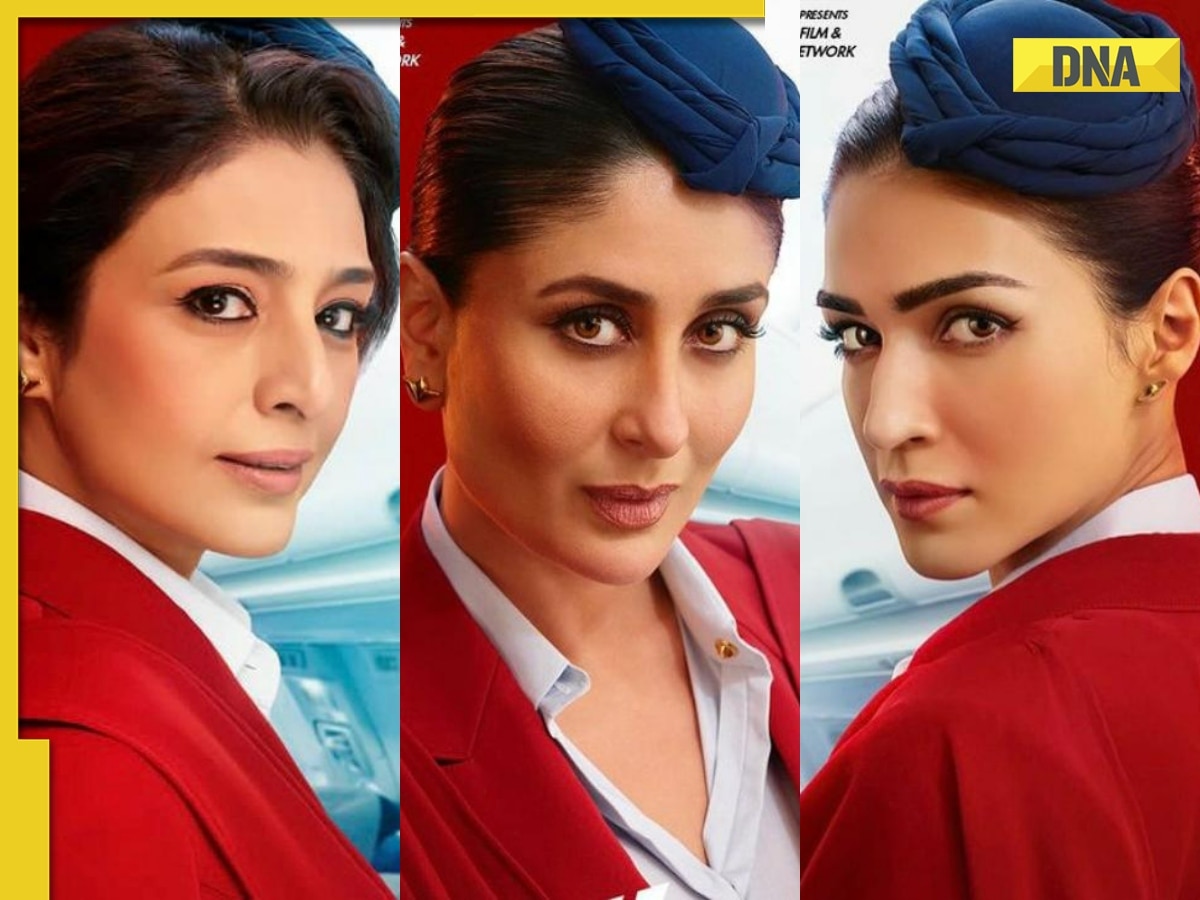 Crew first look posters: Kareena Kapoor Khan, Tabu, Kriti Sanon are set to risk it, steal it, fake it as cabin crew