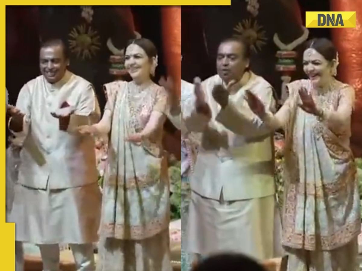 Viral video: Mukesh Ambani, Nita Ambani's dance on Bollywood song during Radhika Merchant-Anant Ambani engagement