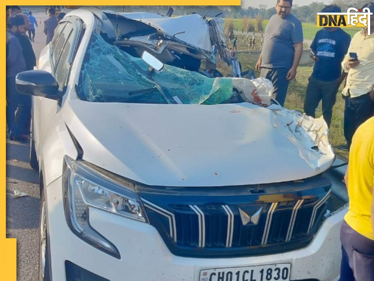 Car Accident Video: डीएनए की पूर्व सदस्य समेत 2 की कार दुर्घटना में मौत, Purvanchal Expressway पर हुए हादसे में 4 घायल