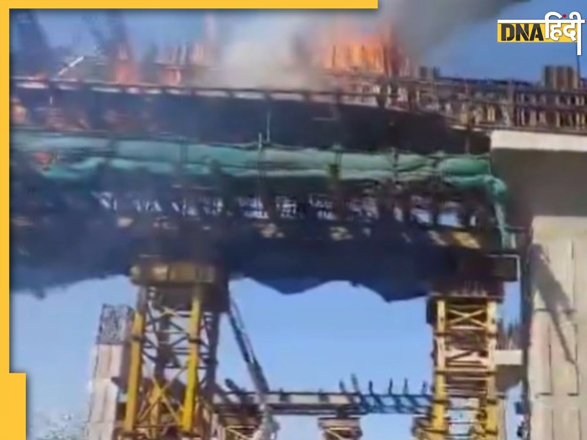 Rapid Rail के स्टेशन में लगी भयानक आग, धू-धू कर कुछ ही पलों में हो गया खाक, देखें Viral Video