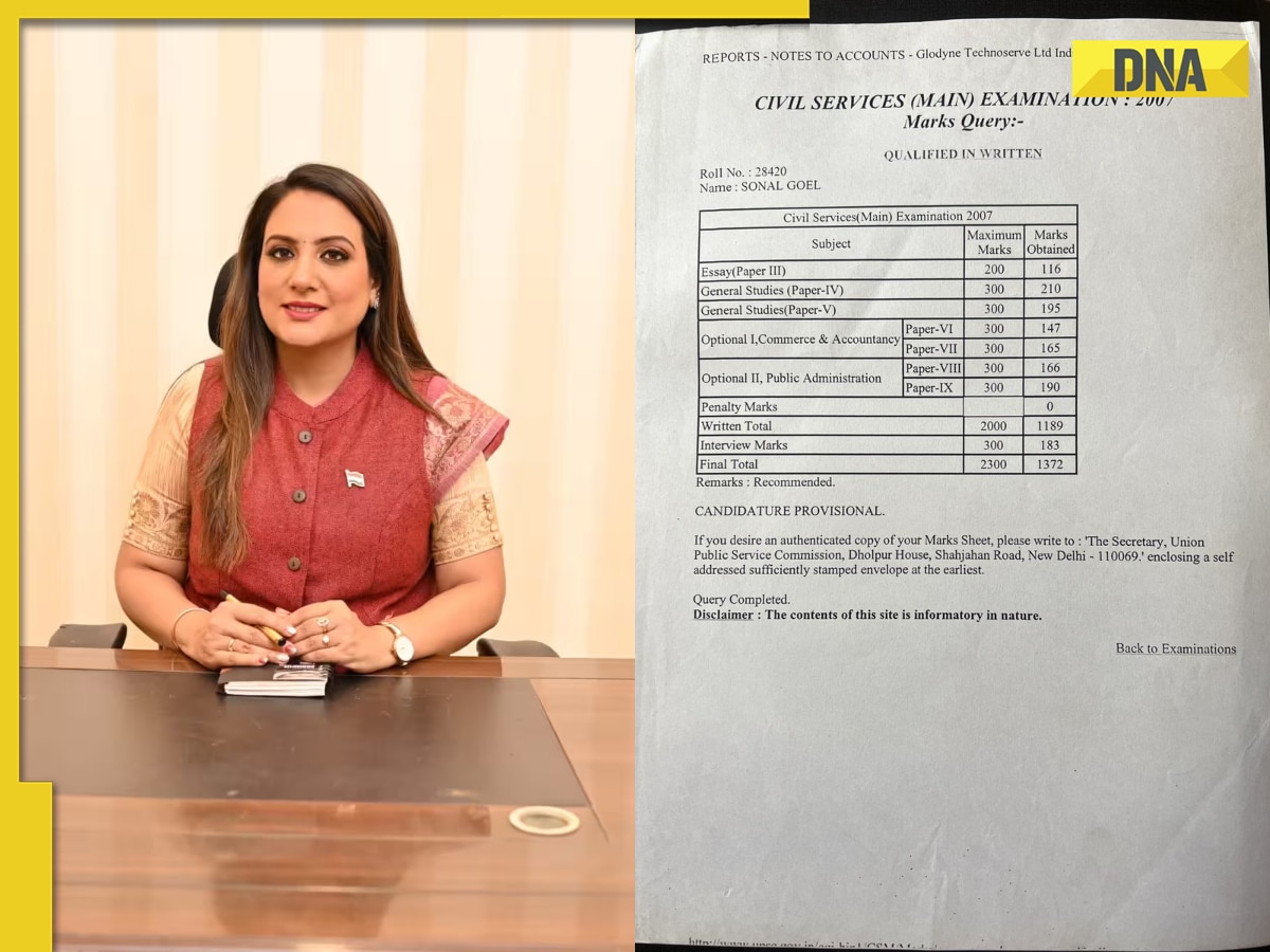 IAS officer shares pic of her UPSC Mains marksheet, internet is inspired