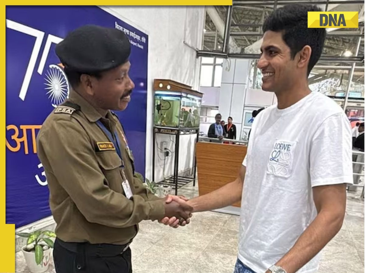 Watch: Shubman Gill meets GT teammate's father who works as security guard at Ranchi airport, video goes viral