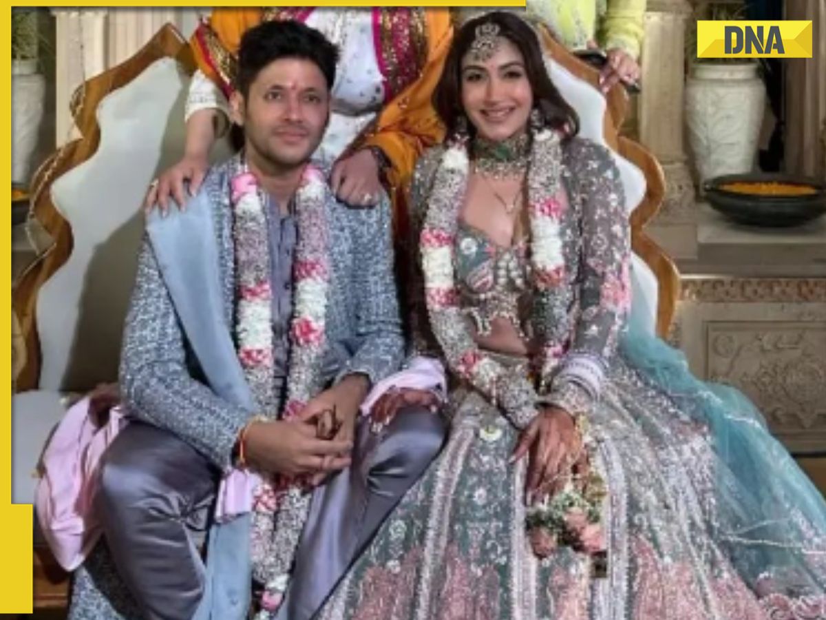 Surbhi Chandna weds Karan Sharma, videos of varmala moment, actress walking  down the aisle leave fans emotional- Watch