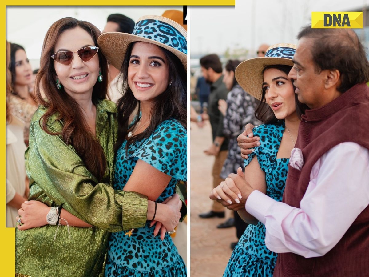 Photos of Radhika Merchant bonding with Mukesh Ambani, Nita Ambani, Isha Ambani's daughter Aadiya go viral