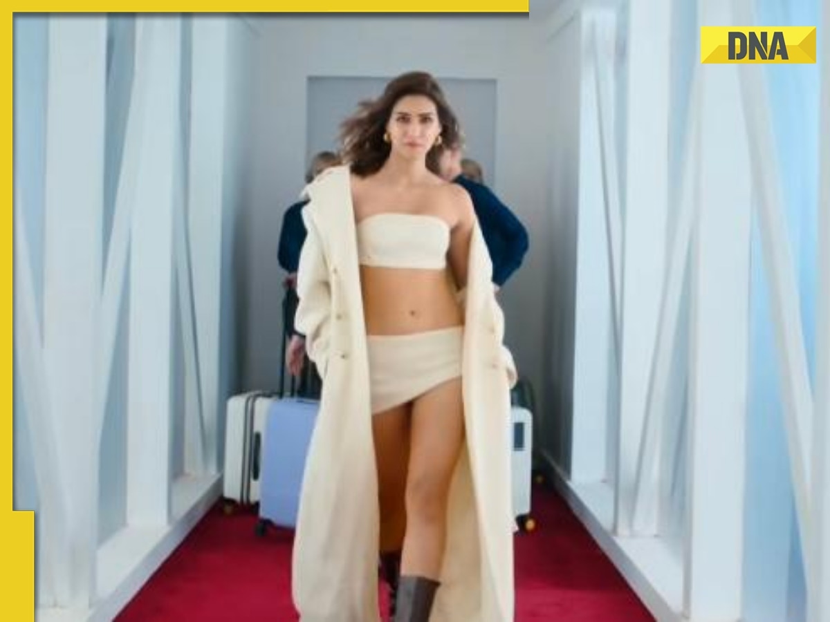 Crew: Kriti Sanon's hot avatar in teaser of Badshah, Diljit Dosanjh's 'Naina' leaves fans excited 