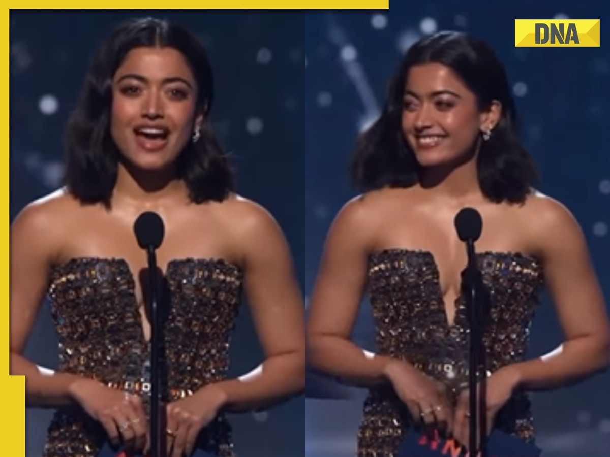 Watch: Rashmika Mandanna turns presenter at Crunchyroll Anime Awards 2024, looks mesmerising in off-shoulder dress