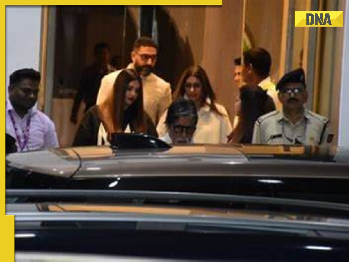 Aishwarya Rai, Shweta Bachchan put rumours of tiff to rest as they bond while leaving Anant Ambani's pre-wedding bash