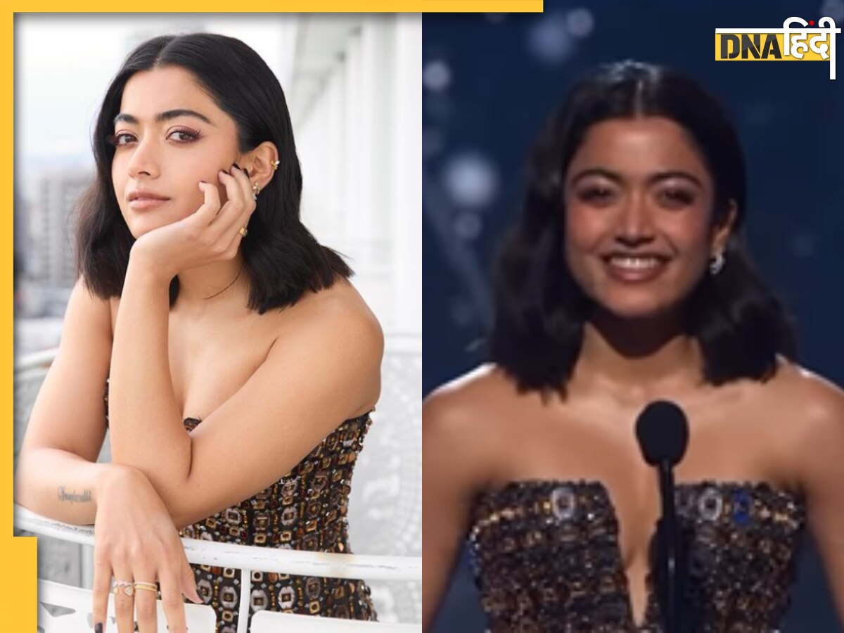 Rashmika ने प्रेजेंट किया Crunchyroll Anime Awards 2024, ऑफ शोल्डर ड्रेस में दिखी बला की खूबसूरत, देखें फोटो