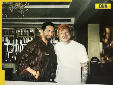 Ayushmann Khurrana welcomes Ed Sheeran to India with his mother’s ...