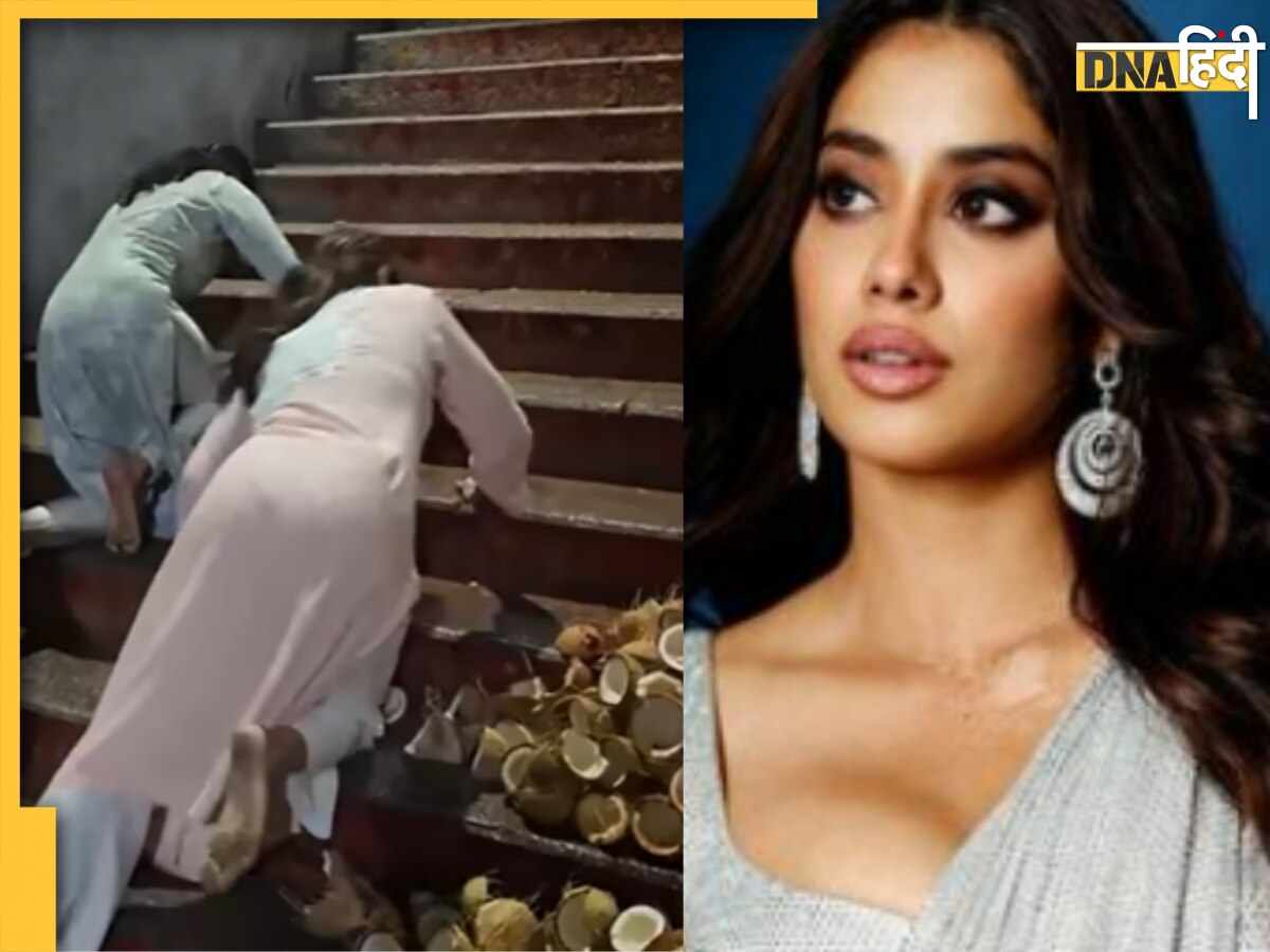 घुटने के बल तिरुपति पहुंची Janhvi Kapoor, भक्ति देख फैंस हार बैठे दिल, Video हो रहा वायरल 