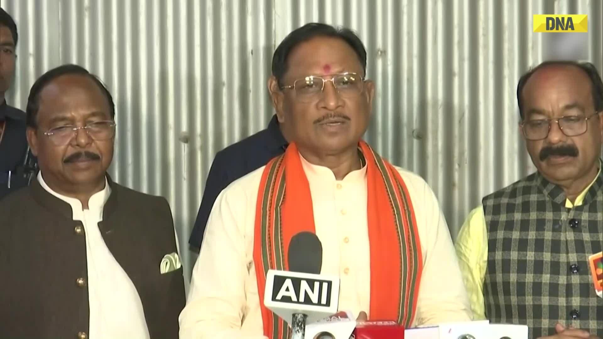 Chhattisgarh के CM Vishnu Deo Sai ने कांग्रेस पर साधा निशाना कहा 'Congress में बिखराव है'