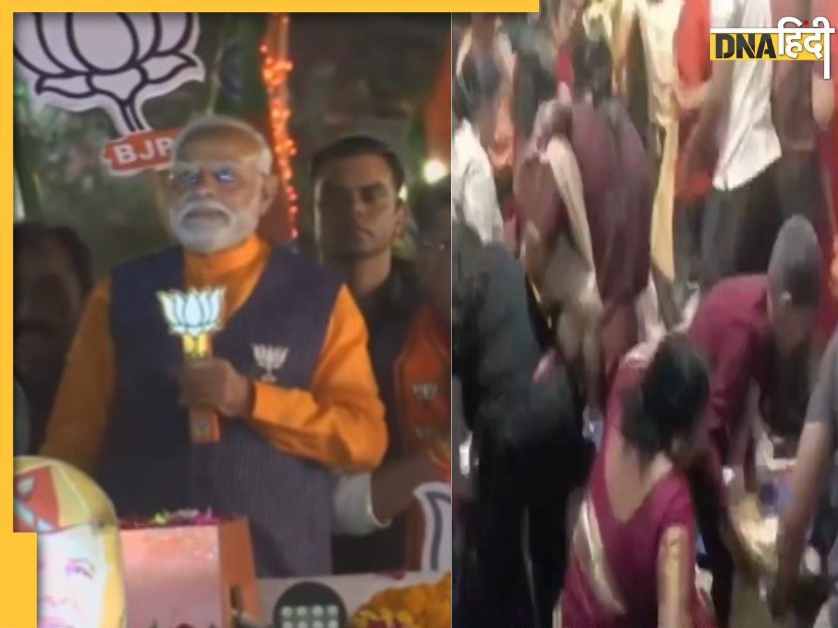 जबलपुर में PM मोदी के रोड शो के दौरान मंच टूटा, कई लोग घायल, VIDEO आया सामने