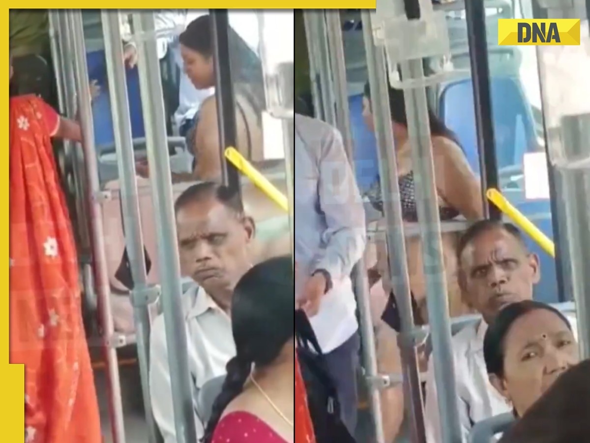 Viral video: Woman enters crowded Delhi bus wearing bikini, makes obscene  gesture at passenger, watch