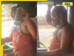 Viral video: Truck driver's innovative solution to beat the heat impresses internet, watch