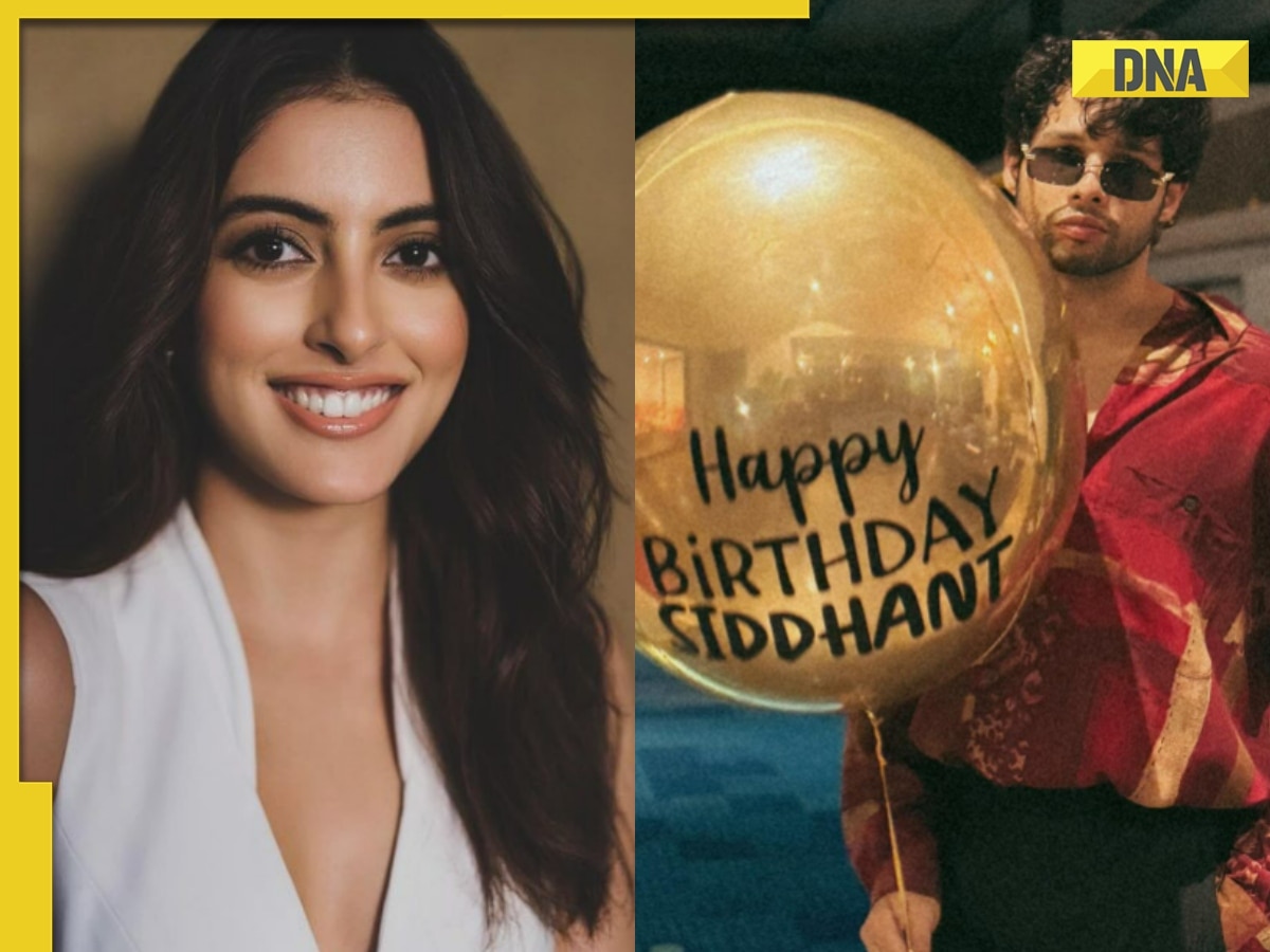 Navya Naveli Nanda reacts to rumoured boyfriend Siddhant Chaturvedi's photos from his birthday party