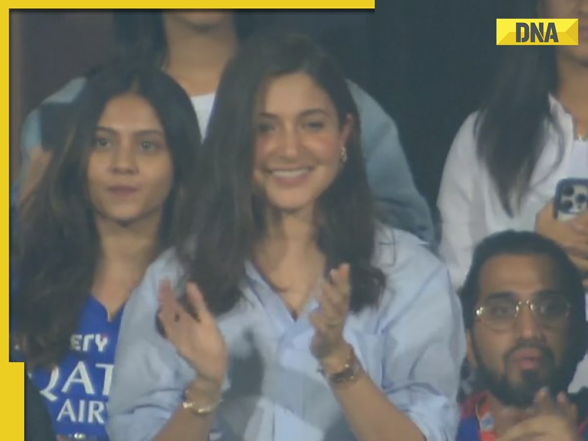 Anushka Sharma cheers for Virat Kohli's RCB in her first public appearance after son Akaay's birth, photos go viral