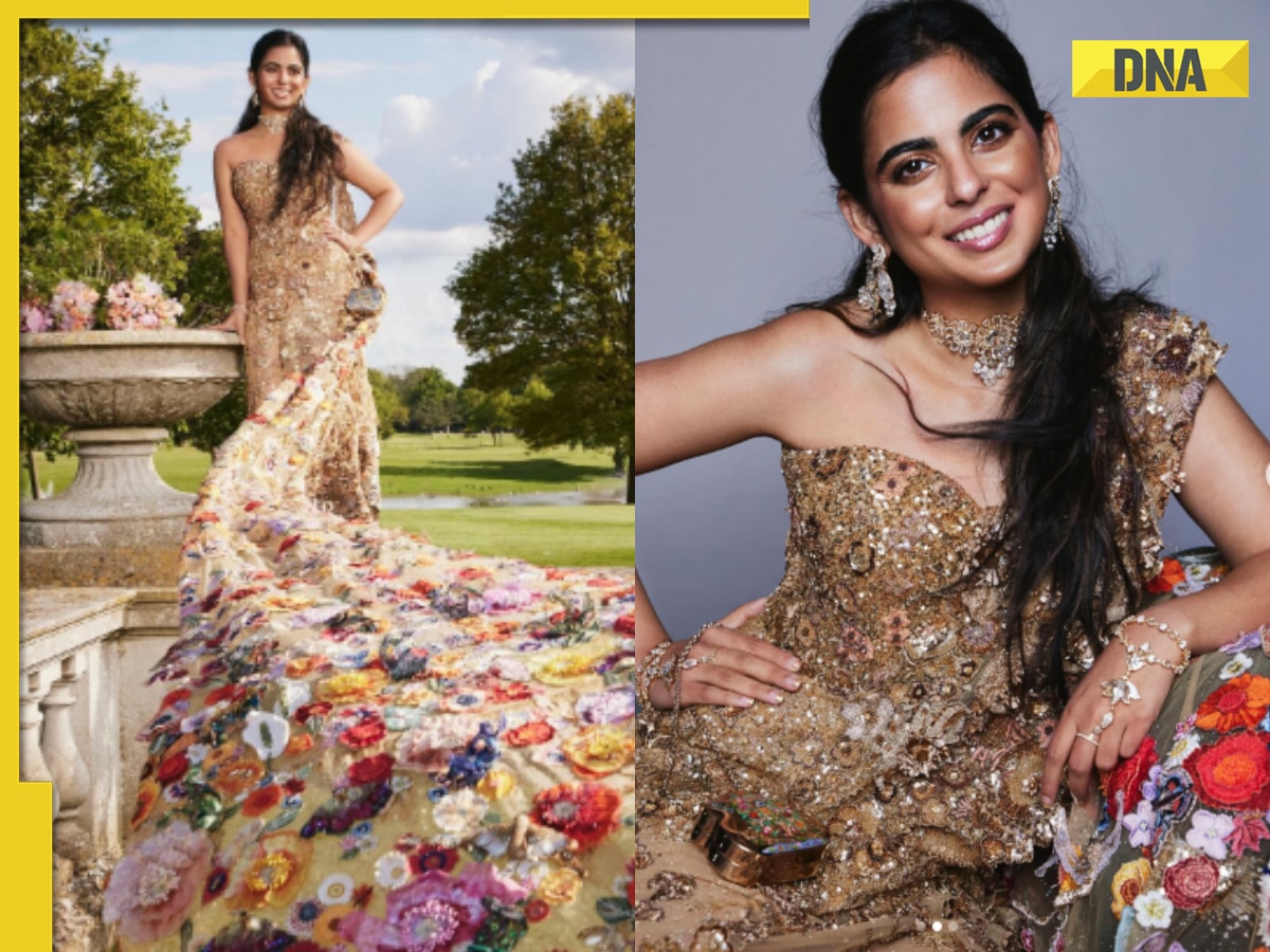 Isha Ambani's Met Gala 2024 saree gown was created in over 10,000 hours ...