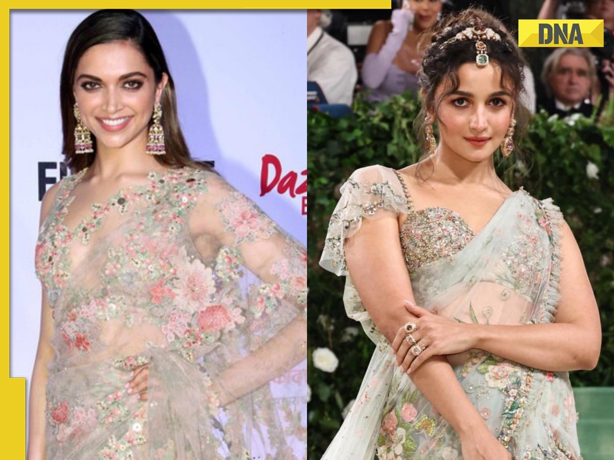 Alia Bhatt s Met Gala 2024 saree is copied from Deepika Padukone says Reddit Sabyasachi has to