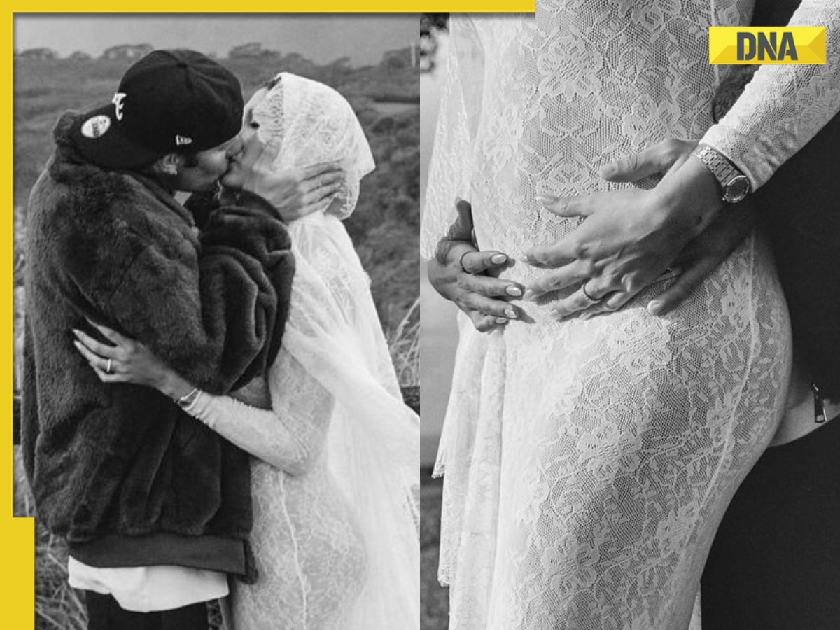 Justin Bieber announces wife Hailey's pregnancy, shows off her baby bump in heartwarming maternity shoot photos