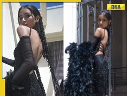 Nancy Tyagi stitches black corset top, skirt for Cannes 2024, netizens say ‘she’s beating Aishwarya Rai in fashion'
