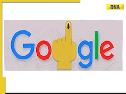 Google Doodle celebrates 6th phase of Lok Sabha Elections 2024 in India with voting symbol