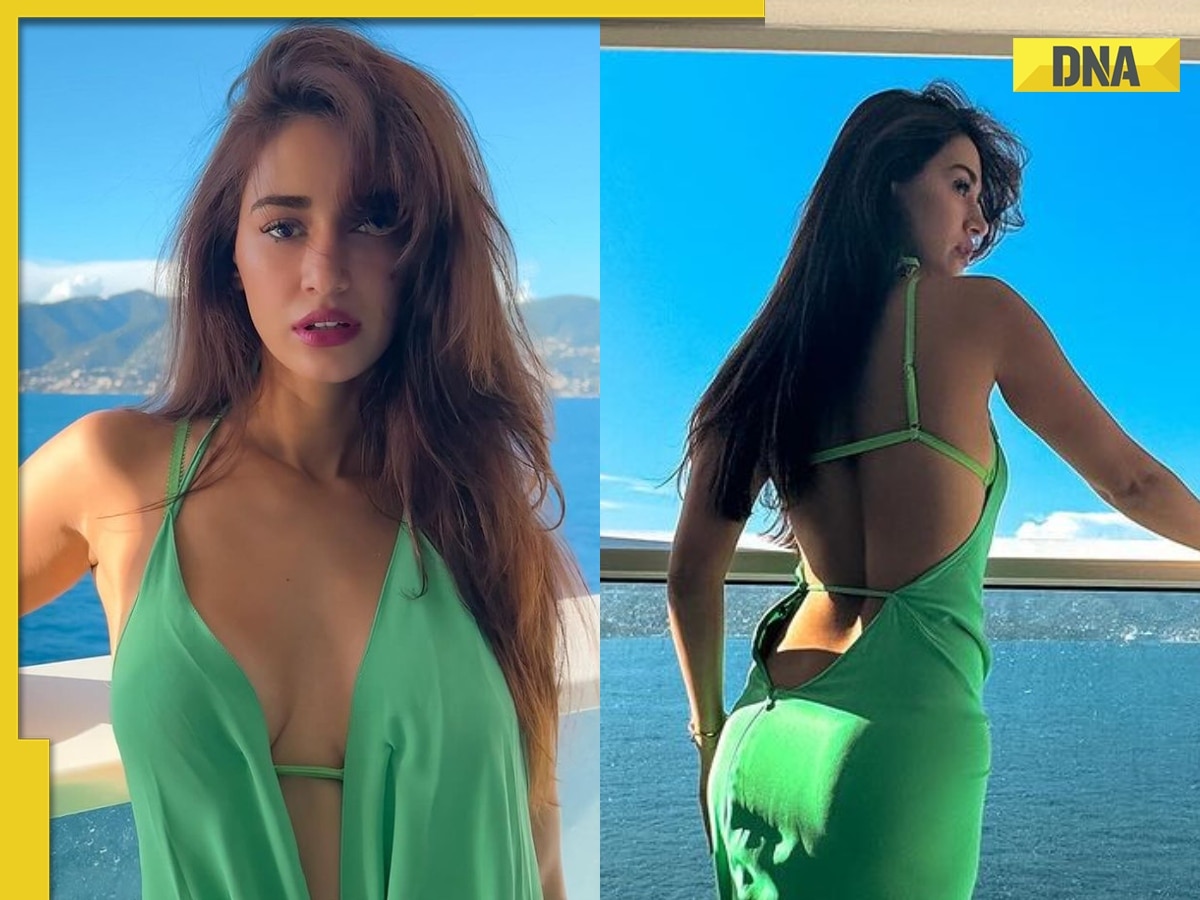 Disha Patani raises temperature at Anant-Radhika's cruise bash, looks mesmerising in backless green dress