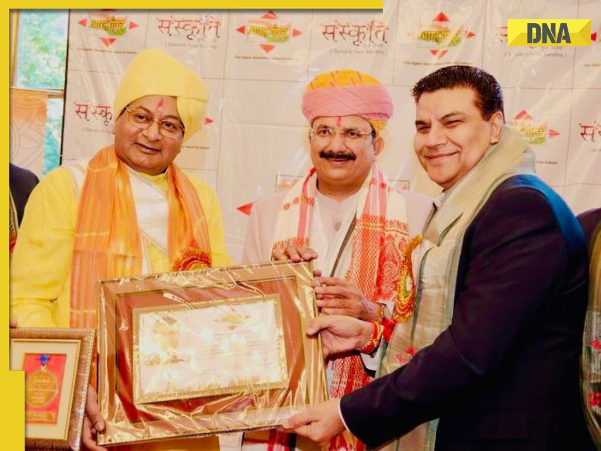 Manoj Tyagi honoured with 'Bharat Gaurav Award' in France