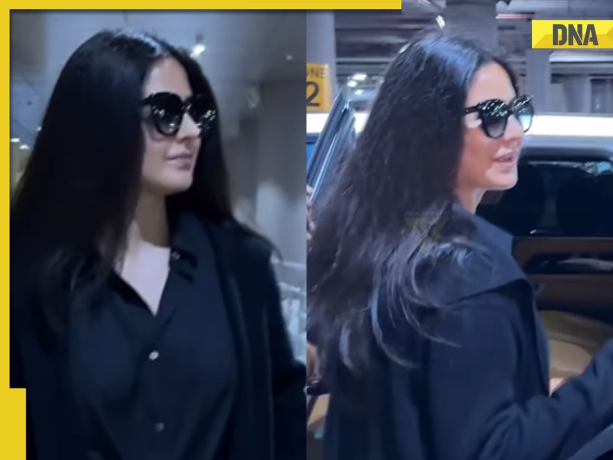 Watch: Katrina Kaif makes first public appearance amid pregnancy rumours,  fans react